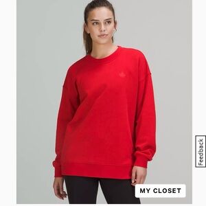 Lululemon Team Canada Perfectly Oversized Crew